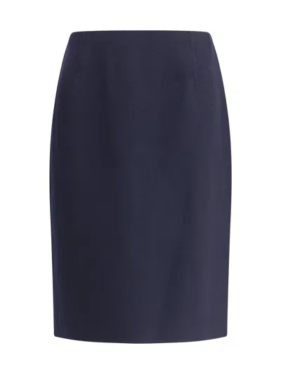 Loro Piana Women Vivian Cashmere Midi Skirt In Black