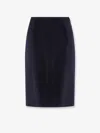 Loro Piana Women Vivian Cashmere Midi Skirt In Blue