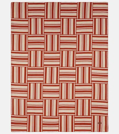 Loro Piana Wool And Cashmere Blanket In Beige