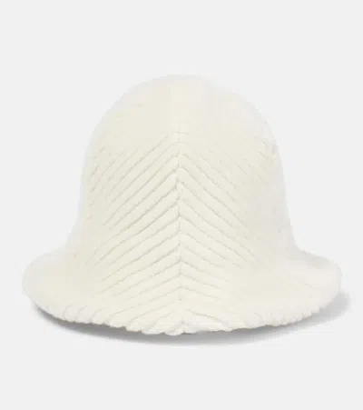 Loro Piana Wool And Cotton Hat In White