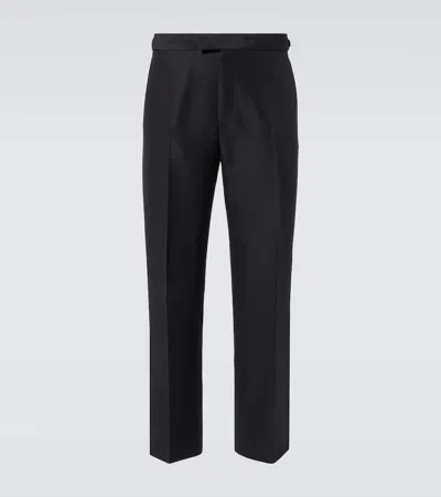 Loro Piana Wool And Silk Suit Pants In 8000
