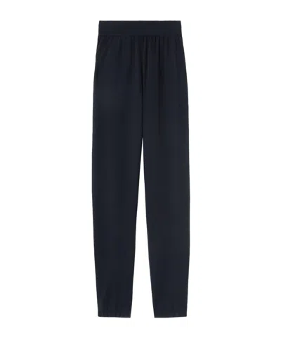 Loro Piana Wool Blend Casual Pants In Blue