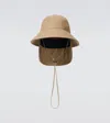 Loro Piana Wool-blend Technical Bucket Hat In Beige