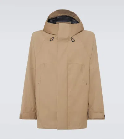 Loro Piana Wool-blend Technical Jacket In Beige
