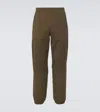 Loro Piana Wool-blend Technical Sweatpants In Green