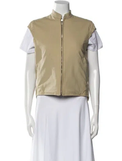 Pre-owned Loro Piana Wool Colorblock Pattern Vest In Neutral