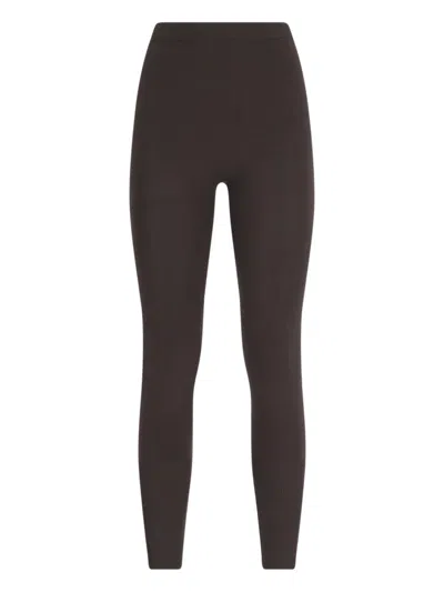 Loro Piana Wool Leggings In Brown