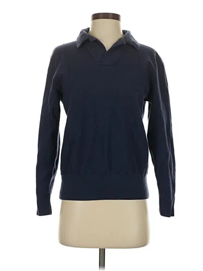 Pre-owned Loro Piana Wool Pullover Sweater In Blue
