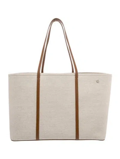 Pre-owned Loro Piana Wool Tote In Neutral