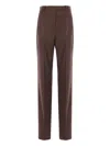 Loro Piana Wool Trousers In Brown