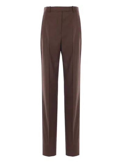 Loro Piana Wool Trousers In Brown