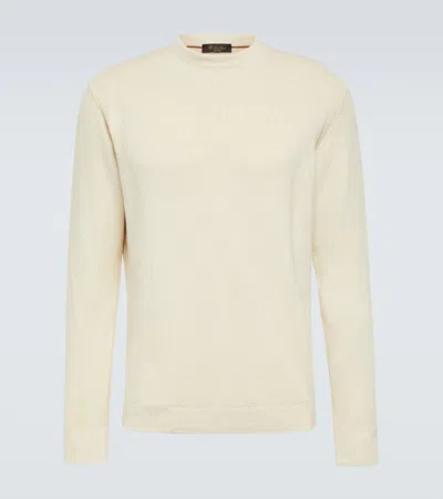 Loro Piana Silk Knit Sweater In Neutrals