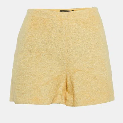 Pre-owned Loro Piana Yellow Terry Shorts M
