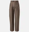 Loro Piana Weite Hose Yurik Aus Wolle Und Kaschmir In Braun