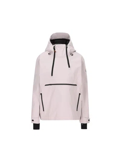 Loro Piana Nuptse Zip Detailed Hooded Jacket In White