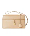 Loro Piana Zip-open Shoulder Bag In Light Frankincense Yellow/sun Gold