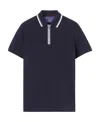 Loro Piana Zip Regatta Polo Shirt In Navy Blue