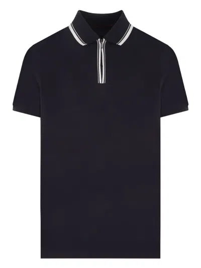 Loro Piana Regatta Cotton-blend Polo Shirt In Blue