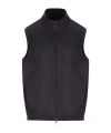 Loro Piana Zipped High-neck Reversible Gilet In Blue