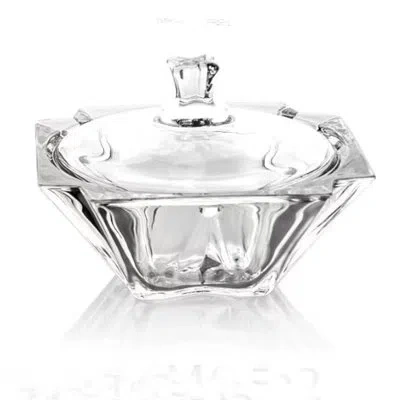 Lorren Home Trends 4.25" Covered Storage Or Candy Box In Clear