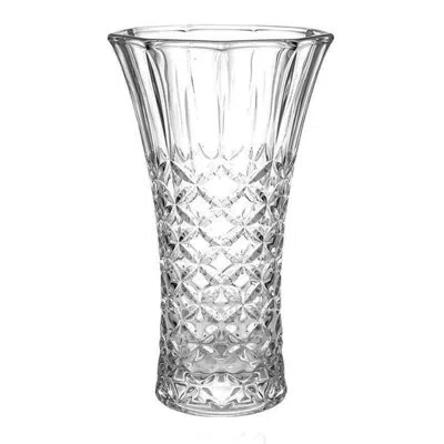 Lorren Home Trends 9" Tall Lead Free Flower Vase For Home Décor In Clear