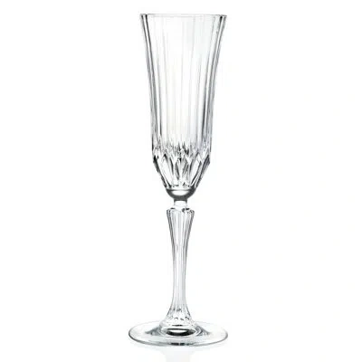 Lorren Home Trends Adagio 5 Oz. Crystal Flute In Clear