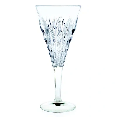 Lorren Home Trends Enigma 7 Oz. Crystal Flute In Clear