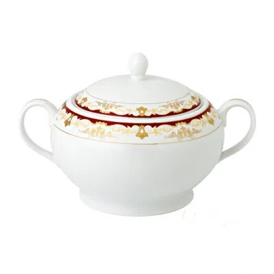 Lorren Home Trends La Luna 4 Qt. Tureen In White
