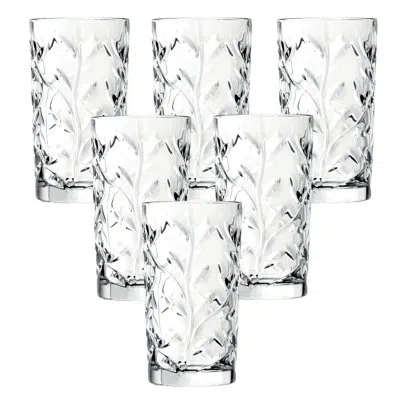 Lorren Home Trends Laurus Rcr 12 Oz. Crystal Highball Glass