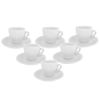 Lorren Home Trends Porcelain Espresso Cup In White