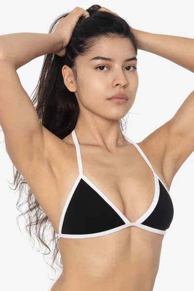 Los Angeles Apparel 4392 - Baby Rib Halter Bra In Black