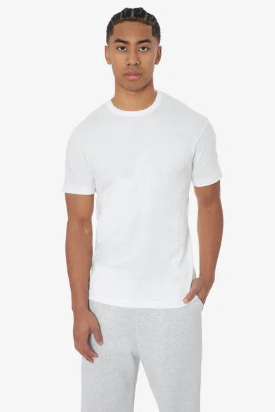 Los Angeles Apparel 4400 - Unisex Baby Rib Fitted T-shirt In White