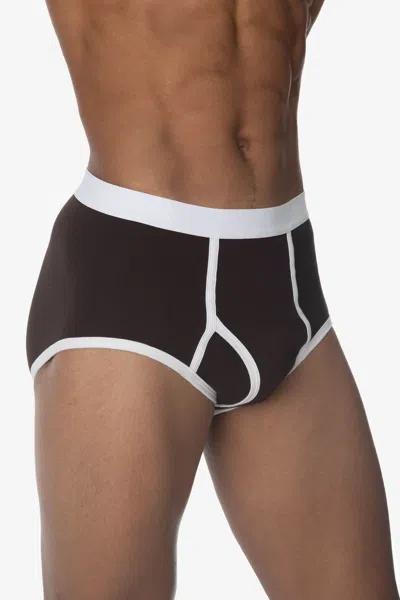 Los Angeles Apparel 44015 - Men's Baby Rib Brief In Animal Print