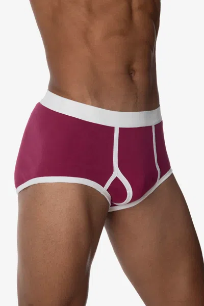 Los Angeles Apparel 44015 - Men's Baby Rib Brief In Purple