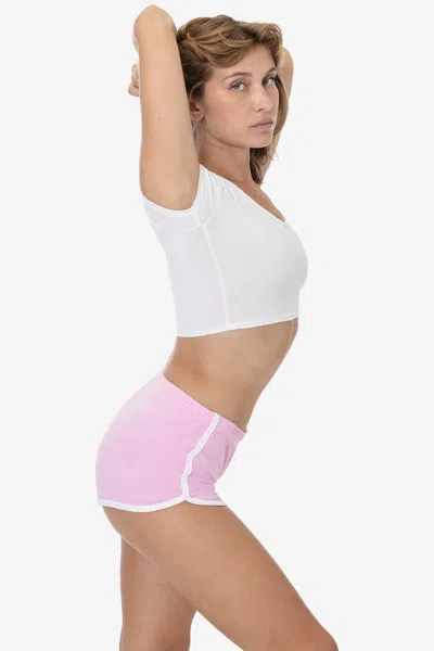 Los Angeles Apparel 73001 - Interlock Running Shorts In Pink