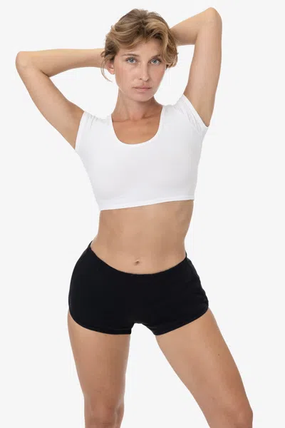 Los Angeles Apparel 73001 - Interlock Running Shorts In Black