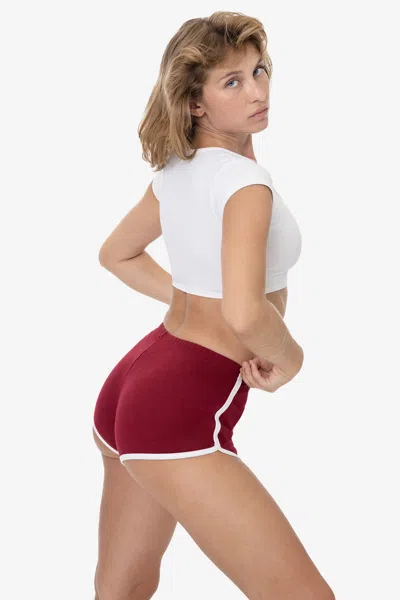 Los Angeles Apparel 73001 - Interlock Running Shorts In Red