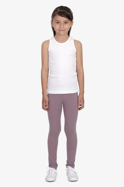 Los Angeles Apparel 81280 - Kids Cotton Spandex Legging In Amethyst