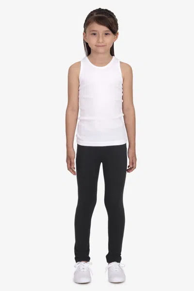 Los Angeles Apparel 81280 - Kids Cotton Spandex Legging In Black