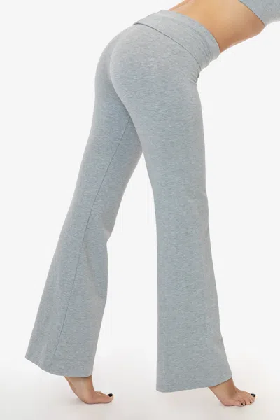 Los Angeles Apparel 8300gd - Garment Dye Yoga Legging In Blue