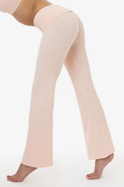 Los Angeles Apparel 8300gd - Garment Dye Yoga Legging In Pink