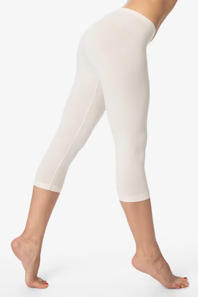 Los Angeles Apparel 83216gd - Garment Dye Cropped Legging In Neutral