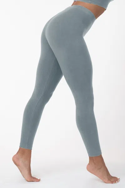 Los Angeles Apparel 83280gd - Garment Dye Legging In Blue