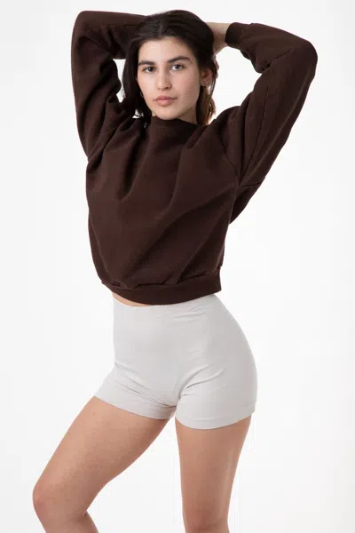 Los Angeles Apparel 8330 - Cotton Spandex Short Shorts In Gray