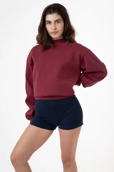 Los Angeles Apparel 8330 - Cotton Spandex Short Shorts In Blue