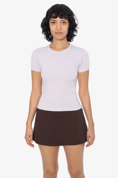 Los Angeles Apparel 8381gd - Garment Dye Cheer Skort In Brown
