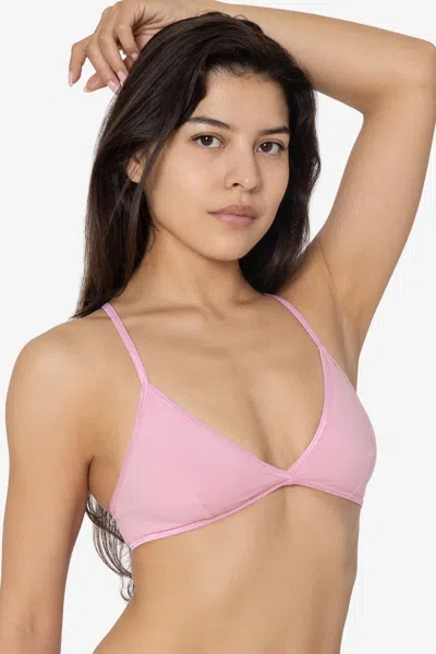 Los Angeles Apparel 8392 - Crossback Bra In Pink