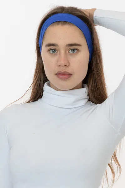 Los Angeles Apparel 84037 - Cotton Spandex Headband In Blue