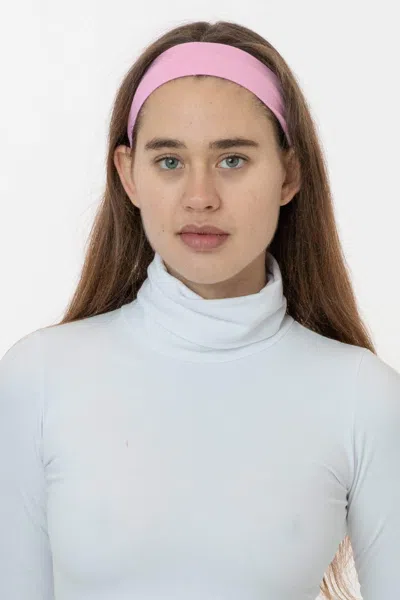 Los Angeles Apparel 84037 - Cotton Spandex Headband In Candy Pink