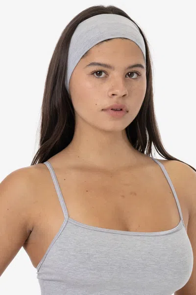 Los Angeles Apparel 84038 - Extra Wide Cotton Spandex Headband In Gray